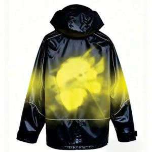 Thermochromic Streetwear Top Heat Reactive Water Reactive Lightweight Windbreaker Waterproof <b>Running</b> <b>jacket</b> for <b>men</b> OEM Supplier - Product Image 4