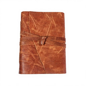 Libreta de Cuero A5 de Alta Calidad, Agenda de 100 Páginas, Diario de Negocios con Logotipo Personalizado, Venta al Por Mayor Directo de Fábrica - Product Image 1