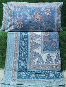 Tela de Brocado Jaipuri para Ropa de Cama, Diseño Floral, Peso Medio, 100% Algodón, Estilo Jacquard, Tejido de Suéter con Efecto Acolchado, 90 - Product Image 3