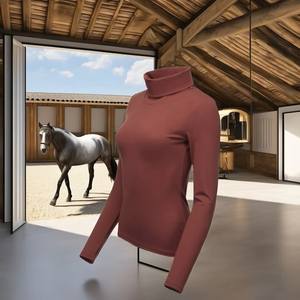 Camisa de Equitación Profesional de Lujo para Mujer, Transpirable, Compresiva, Repelente al Agua, Lavable a Máquina - Product Image 1