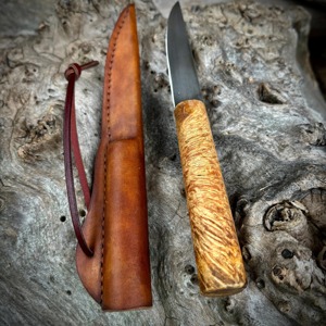 Cuchillo Medieval Forjado a Mano Personalizado OEM DIY con Hoja de Acero al Carbono de 3MM de Grosor y Punta Recta, Mango de Acero al Carbono - Product Image 3