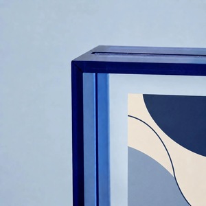 Marco de Fotos Rectangular de Acrílico Transparente de 4 Colores, Impresión UV, Resistente a Roturas, Impermeable, Exhibición Horizontal de Sobremesa, Moderno - Product Image 1