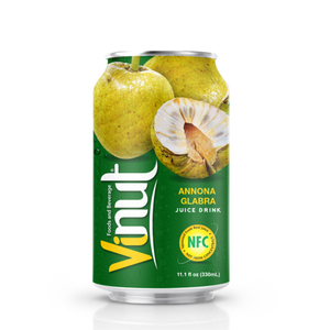 VINUT Vietnam Factory's 330ml Annona Glabra Bebida de jugo sin azúcar OEM/ODM Etiqueta privada Muestra gratis Precio al por mayor - Product Image 1