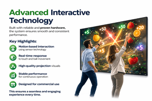 Plateforme de jeu interactive murale Eshark, appareil de divertissement familial prêt à l'emploi - Product Image 4