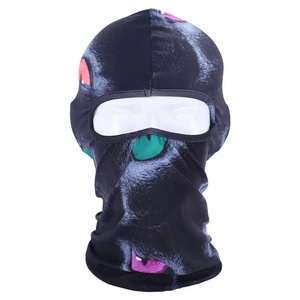 Pasamontañas para Exteriores, Cobertura Facial Completa, Azul Oscuro con Estampado de Personajes, 100% Poliéster, Adulto, 56-58CM, Transpirable e Impermeable - Product Image 1