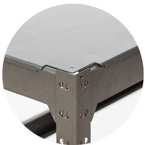 Étagères industrielles multi-niveaux robustes en acier inoxydable de qualité supérieure, fabriquées au Vietnam par Viet Mechanical, revêtement poudré 2 en 1, pour la maison - Product Image 5