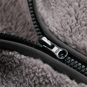Custom Design Sherpa Polar Fleece <b>Bomber</b> <b>Jacket</b> Streetwear Waterproof Reversible High Street Style Winter Polar Fleece <b>Jacket</b> - Product Image 4