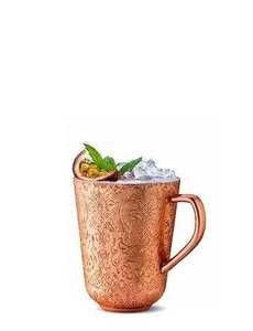 Taza de Cobre de Diseño Moderno Premium Bold Blossom para Cocina, Mesa de Comedor, Uso en Camping, Gran Capacidad, Trabajo Artesanal Tradicional - Product Image 3