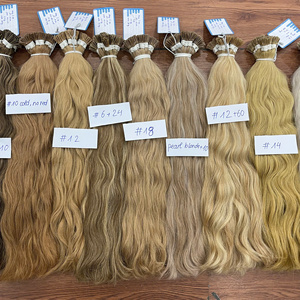 ผมต่อแบบ I-Tip ลอนธรรมชาติ หลายสี ขายดีที่สุด ผมแท้เวียดนาม 100% ผู้จัดจำหน่ายยอดนิยม - Product Image 1