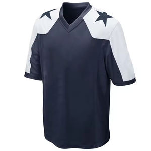 Camiseta de Fútbol Americano de Manga Corta con Cuello en V, Nombre del Equipo y Número Impresos, Fácil de Usar - Product Image 2