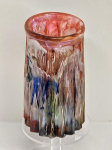 Handmade Resin <b>Vase</b>: Decorative Flower and Brush Holder - Product Image 3