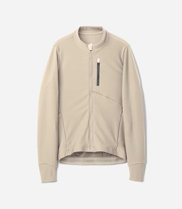 Maillot de cyclisme personnalisé beige à manches longues, fermeture éclair intégrale, ourlet en maille respirante, pour vélo de route, tenue d'équipe, vêtement de sport, uniforme - Product Image 1