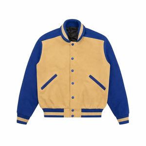 เสื้อแจ็คเก็ตฟลีซแบบ Varsity Coat สำหรับผู้ค้าส่งและร้านค้าปลีกในหมวดกีฬา รับผลิตแบบ Private Label สำหรับการสั่งซื้อจำนวนมาก - Product Image 1