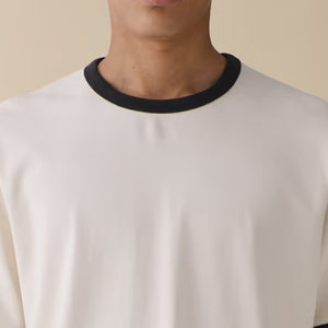 T-shirt décontracté élégant pour homme – Design tendance 2026, col rond, couleur unie, qualité supérieure, coupe ample, style décontracté et moderne - Product Image 2