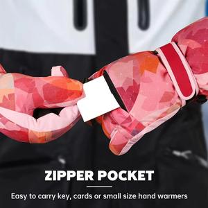 Guantes de Esquí de Cuero Impermeables y Calefactables con Tecnología de Pantalla Táctil para Snowboard y Esquí en Invierno - Diseño Unisex de Dedos Completos - Product Image 5