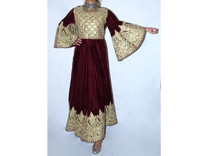 Robes Kuchi afghanes Robe kuchi vintage ethnique tribale, robes de fête Kuchi afghanes/pakistanaises à couleurs vives - Product Image 2