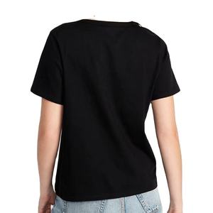 Women's Oversized T-<b>Shirt</b> Short Sleeve Regular Casual Wear Solid Color Summer 100% Cotton Breathable Vintage T <b>Shirts</b> - Product Image 4