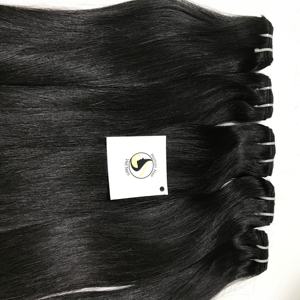 Top Grade Vendeur En Gros Double Dessiné Raw Remy Vierge 1B Noir Droit Brésilien Humain Bundle Naturel Super Double Dessiné - Product Image 6