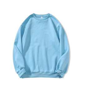 เสื้อสเวตเชิ้ตคอกลมทรงปกติสำหรับผู้ชาย ผ้าถัก สีเทาล้วน ผสมโพลีเอสเตอร์/คอตตอน สวมใส่สบาย เป็นมิตรกับสิ่งแวดล้อม ป้องกันรอยยับ - Product Image 3