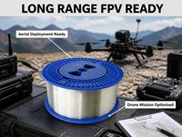 Serat Optik G.657.A2 Low-Loss untuk Pusat Data AI & Cluster GPU Tahan Tekuk G657A2 digunakan untuk Tether Serat Optik UAV
