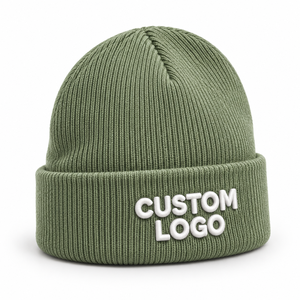Gorro de Punto de Invierno de Alta Calidad con Logotipo Personalizado, Gorro de Golf con Logotipo Bordado en 3D - Product Image 5