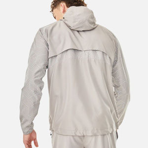 เสื้อแจ็คเก็ตซอฟต์เชลล์พิมพ์ลายดิจิทัลแบบกำหนดเอง เสื้อกันลมแห้งเร็วสำหรับวิ่ง เสื้อแจ็คเก็ตกันลมสำหรับกิจกรรมกลางแจ้ง เสื้อแจ็คเก็ตซอฟต์เชลล์สำหรับผู้ชาย - Product Image 2