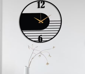Argent Décoratif Horloge Murale - Product Image 6