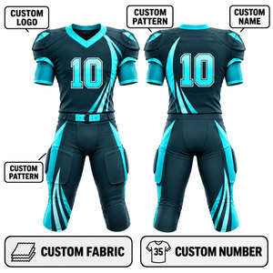 Camiseta de fútbol personalizada para hombre, uniforme con estampado por sublimación, poliéster que absorbe la humedad, cuello en V, manga corta. - Product Image 2