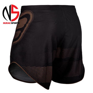 Shorts de boxe MMA personnalisés de haute qualité pour hommes, séchage rapide, respirants, en tissu Spandex/Polyester, faible MOQ, vente en gros chez Nurak 2026 - Product Image 2