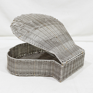 Plateaux écologiques faits à la main en forme de coquillage, paniers en jonc de mer naturel, marque Artex Dong Thap, origine Vietnam, pour la maison et la cuisine - Product Image 6