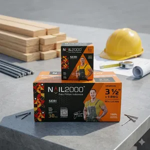 Clous de 3 1/2 pouces pour bois massif, dur et épais – Qualité construction robuste, carton de 30 kg - Product Image 2