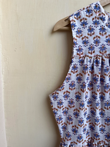 Robe longue maxi vintage bohème pour femme, style bohème brodé floral avec franges, taille naturelle, pour l'été - Product Image 2