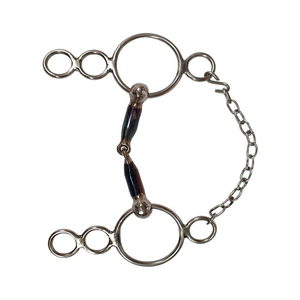 Mors de cheval en acier inoxydable pour l'équitation, mors de levage toutes races, anneau de salive, finition boule, super léger, conception durable - Product Image 5