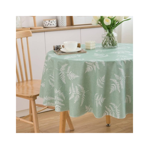 Cut Work Embroidered Classic Floral Printed S Soft Cotton 70x108 Inch Wrinkle Resistant Dining <b>Table</b> Cloth GOTS Certified - Product Image 3