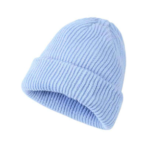 Bonnets personnalisés en gros pour vêtements promotionnels, bonnets en tricot doux à revers avec logos personnalisés et approvisionnement en grande quantité - Product Image 4