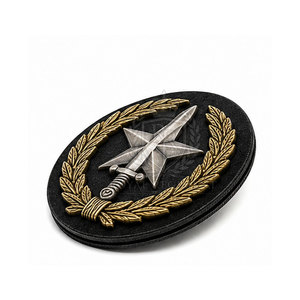 Insignias personalizadas para boinas, diseños decorativos con detalles impecables para accesorios de ropa y uniformes profesionales. - Product Image 4