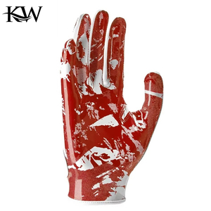 Unique Design Demand Manufacturing Best Quality American Football <b>Glove</b> Anti-Slip Waterproof Polyester Soft Fabric Unisex - Product Image 3