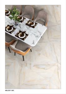 Azulejo de porcelana con acabado brillante de 24x24, creado para brindar un brillo similar al de un espejo, un tono equilibrado y una resistencia confiable para pisos. - Product Image 4