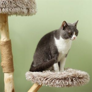 Albero Tiragraffi in Legno per il Divertimento di Tuo Amico Felino nel Gioco e nella Salita! - Product Image 6