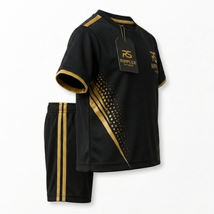 Conjunto de Dos Piezas para Niños, Moda 2026, Camiseta de Algodón de Verano y Pantalones Cortos a Juego / Camiseta de Manga Corta y Pantalones Cortos para Niñas - Product Image 3