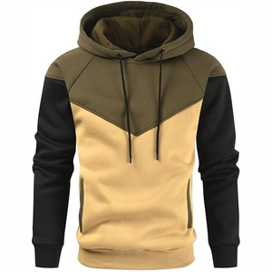 Sudadera con capucha personalizada para hombre, de invierno, con cremallera, 100% algodón, forro polar, transpirable, impermeable, con estampado digital, teñido liso. - Product Image 1