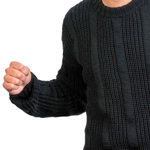 Men's Embroidery Front Logo 100% Wool <b>Cardigan</b> <b>Sweater</b> Fashion Warm Knitted Casual Outdoor Autumn Winter Top Clothing New Style - Product Image 2