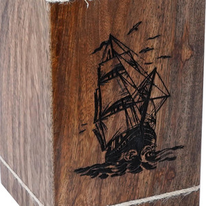 Boîte d'urne en bois créative de luxe haut de gamme pour urnes en bois de manguier rectangulaires de columbarium avec couvercle coulissant urnes en gros à bas prix - Product Image 4