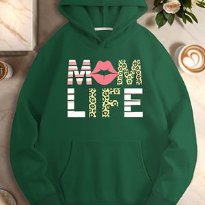 Sudaderas casuales leopardo MOM LIFE para mujer - Product Image 3