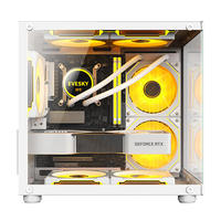 Komputer Desktop Gaming Kelas Atas Rakitan PC Prosesor I9 14900KF Generasi ke-14 Terbaru RTX5070Ti/RTX4090 DDR5 16GB 32GB 64GB