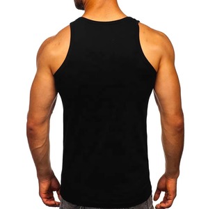 Camiseta sin mangas de punto transpirable para hombre, estilo chaleco deportivo informal de verano, material ligero con corte de axila caída, venta al por mayor - Product Image 3
