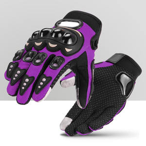 Wholesale Cheap Price Men's Leather Motorbike <b>Gloves</b> <b>Touchscreen</b> Compatible for Strap Closure Outdoor Cycling <b>Gloves</b> - Product Image 3