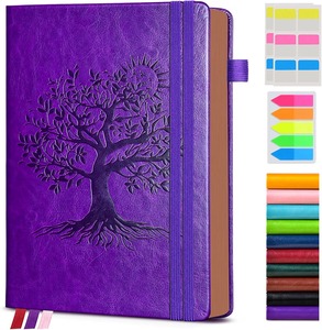 Cuaderno de Tapa Dura A5 de PU, 5.8x8.3 Pulgadas, Diario para Mujeres y Hombres, Regalo, para Tomar Notas, Escuela, Negocios, Trabajo, Viajes - Product Image 3