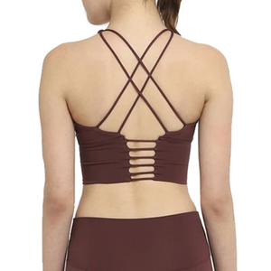 Wholesale Custom Women Premium Quality Seamless Yoga Set High Waist Leggings Sports Bra OEM Private <b>Label</b> - Product Image 6