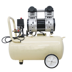 Compresores de Aire Portátiles Eléctricos de Pistón de Bajo Ruido, Compresores de Aire Silenciosos Sin Aceite de 5 HP con Tanque de 50 l - Product Image 6